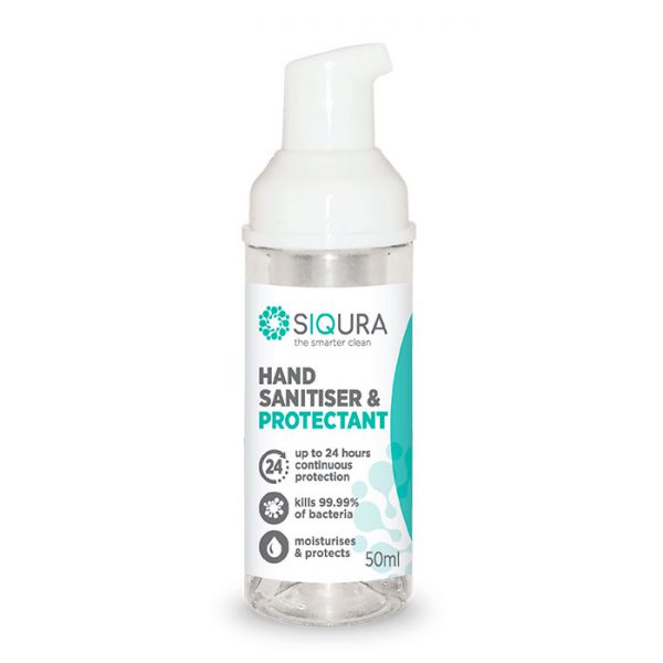 Siqura Hand Santiser 50ml Foam Pump Bottle