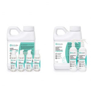 Siqura Hand Sanitiser and Disinfectant Bundle